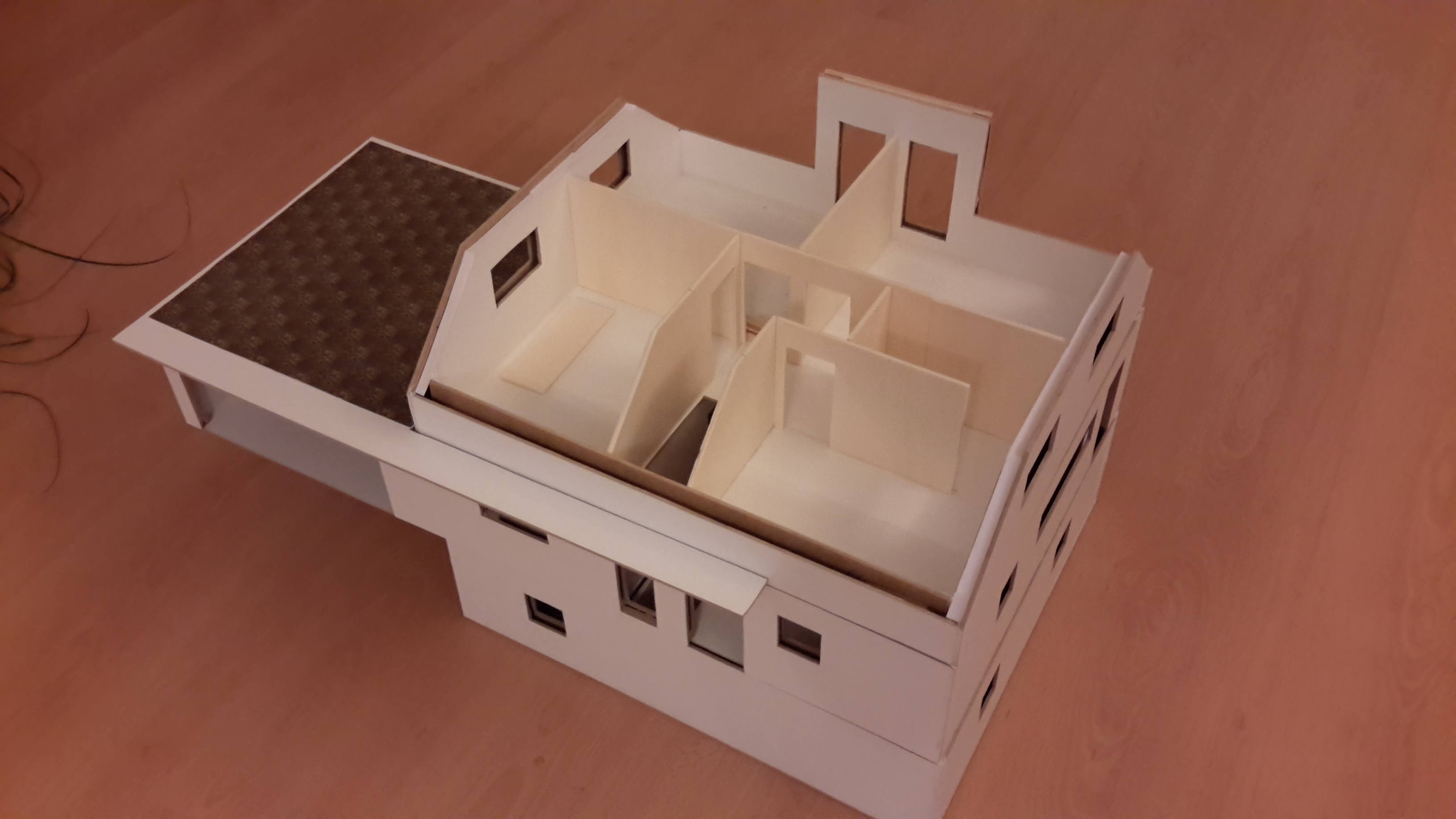 Modellbau Haus Material